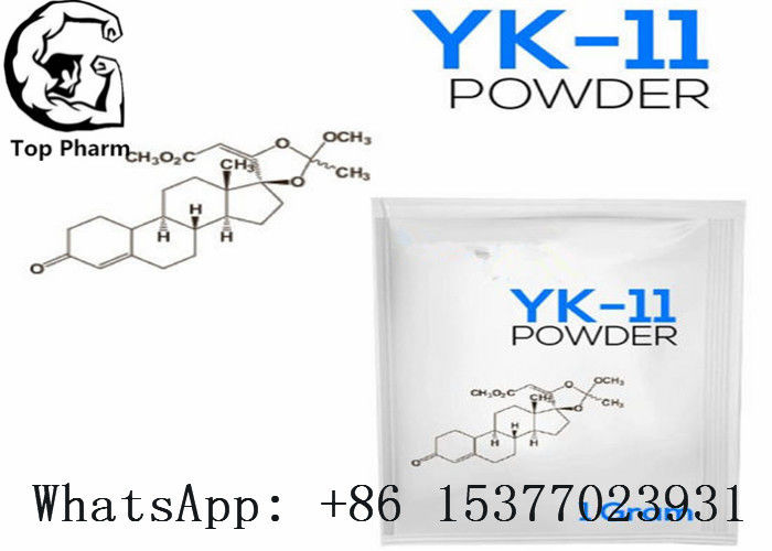 Músculos que ganan el polvo sólido blanco de la pureza del polvo 1370003-76-1 el 99% de YK 11