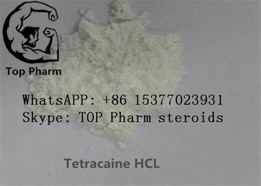 clorhidrato del Tetracaine de la pureza del 99%/Tetracaine HCL/Butethanol/Butylocaine CAS anestésico local 136-47-0