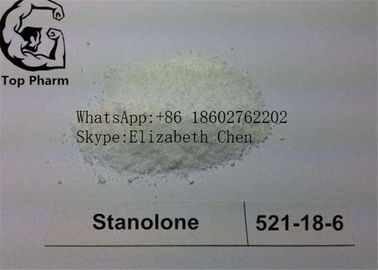 La testosterona de Stanolone pulveriza el polvo cristalino blanco 5alpha-Androstan-17-Ol-3-One 99%purity de CAS 521-18-6